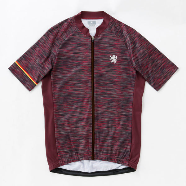 Short sleeve jersey melange print