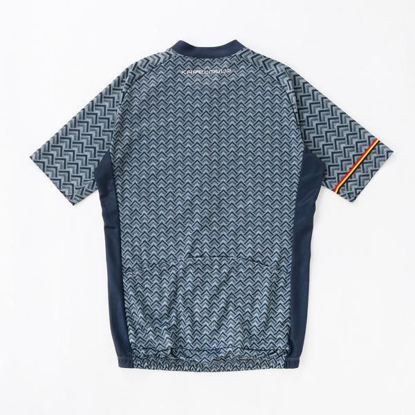 Short sleeve jersey wadachi print dark navy