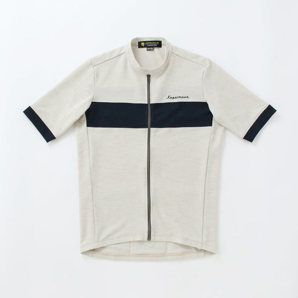 linen style combination jersey