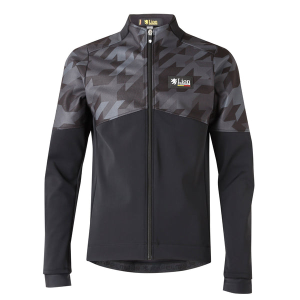 Windproof jacket houndstooth camo