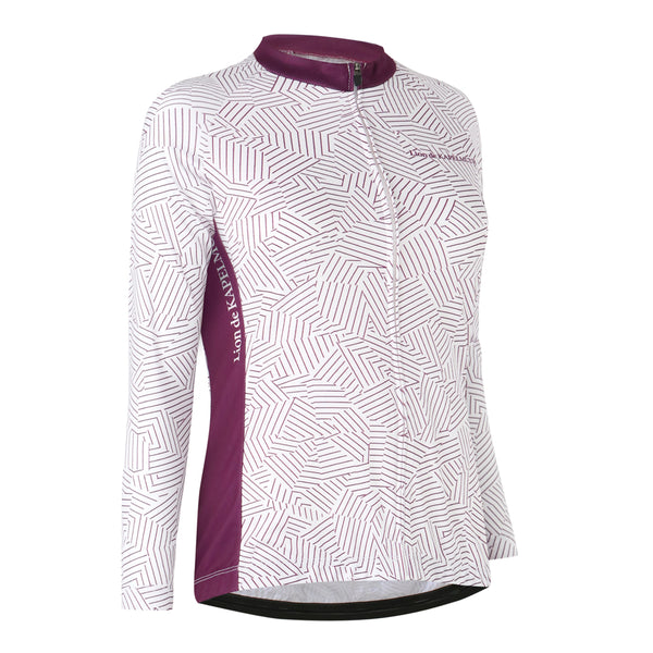 Women's D Stripe Print Long Sleeve Jersey