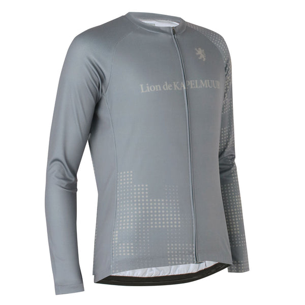 Random dot print long sleeve jersey